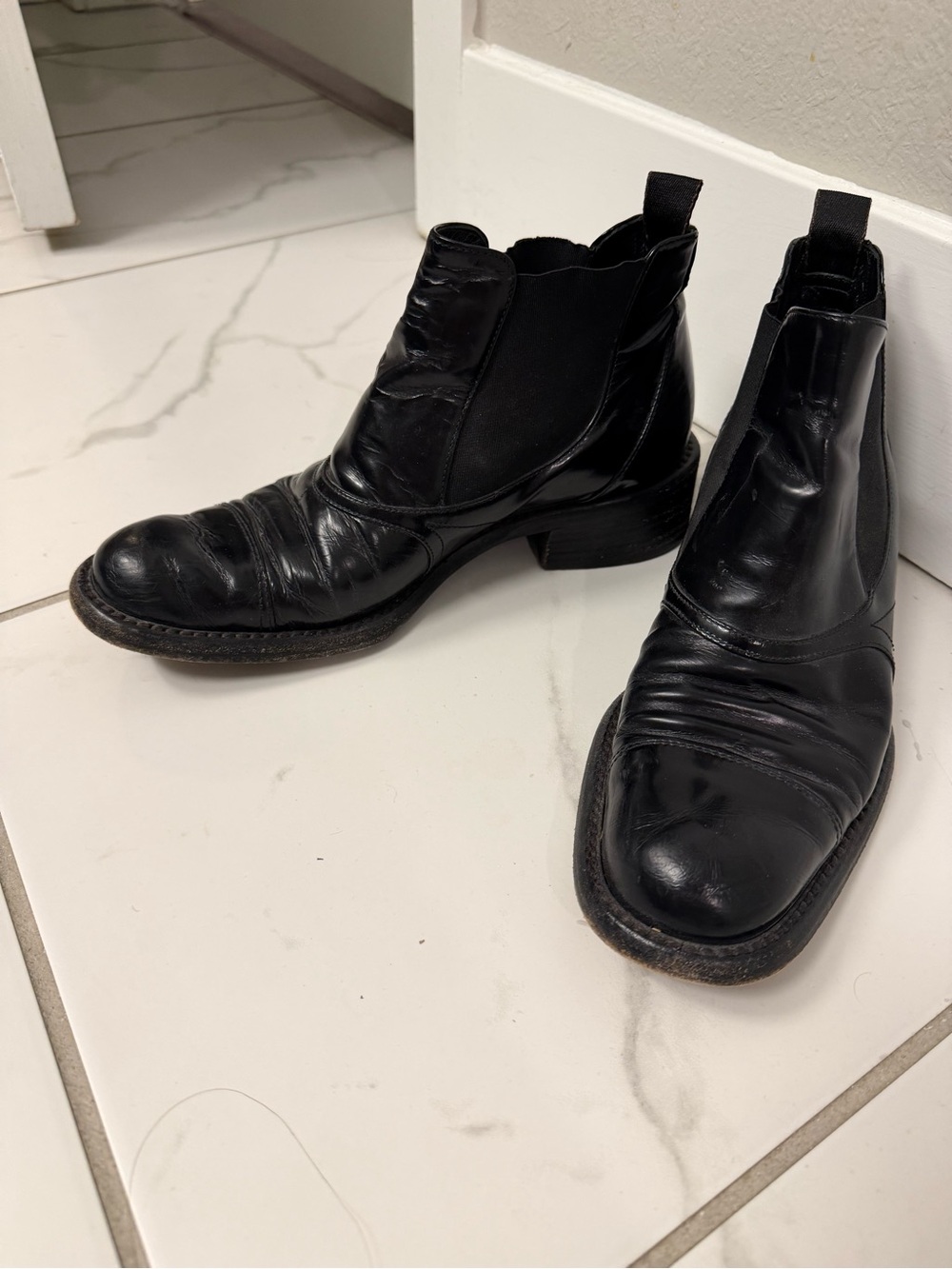 Black Leather Women’s Prada Boots